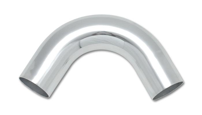Vibrant 2827 FITS: 3in O.D. Universal Aluminum Tubing (120 degree Bend) Polished Aluminum Tubing