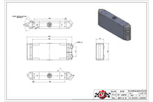 Load image into Gallery viewer, CSF 8119 FITS: Universal Dual-Pass Oil Cooler M22 x 1.5 13in L x 4.75in H x 2.16in W Oil Coolers