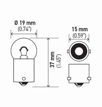 Load image into Gallery viewer, Hella LA5007TB FITS: Bulb 5007 12V 5W Ba15S B6 (2) Bulbs