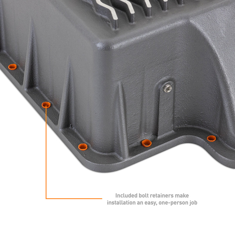 Mishimoto MMTP-F2D-89 FITS: Transmission Pans FITS: 89-10 Powerstroke E4OD 4R100 5R110 Trans Pan Cast GR Transmission Pans