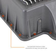 Load image into Gallery viewer, Mishimoto MMTP-F2D-89 FITS: Transmission Pans FITS: 89-10 Powerstroke E4OD 4R100 5R110 Trans Pan Cast GR Transmission Pans