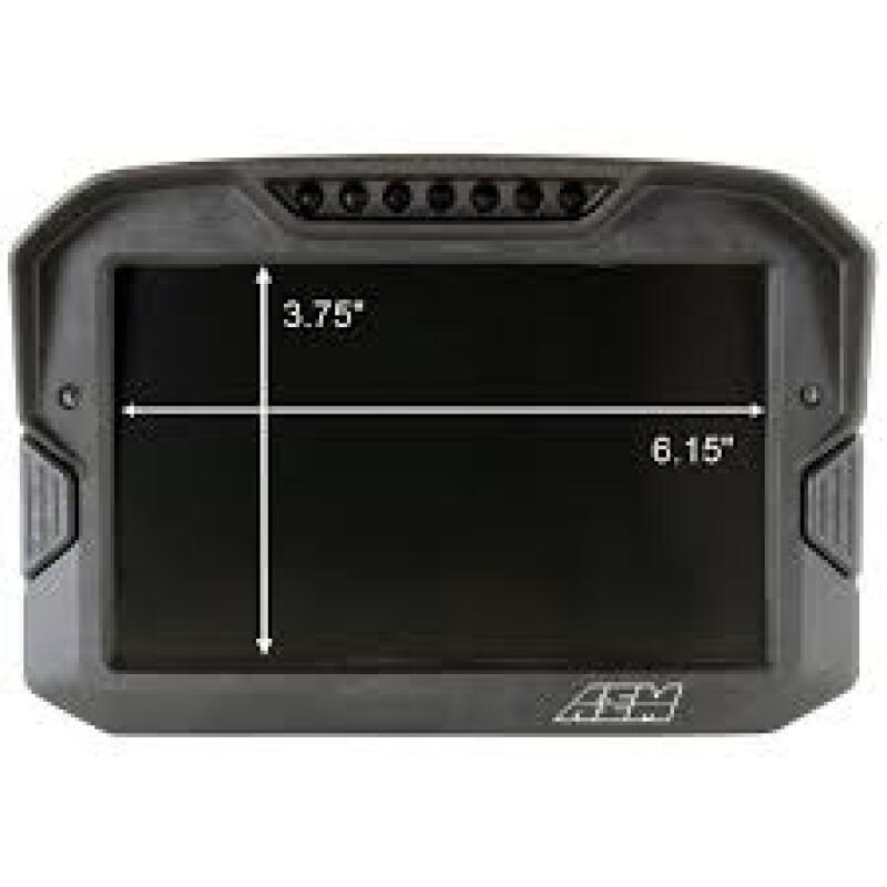 AEM 30-5703 FITS: CD-7 Logging GPS Enabled Race Dash Carbon Fiber Digital Display w/o VDM (CAN Input Only) Gauges