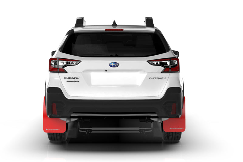 Rally Armor MF66-UR-BLK/GRY FITS: 20-25 Subaru Outback Black UR Mud Flap w/Grey Logo Mud Flaps