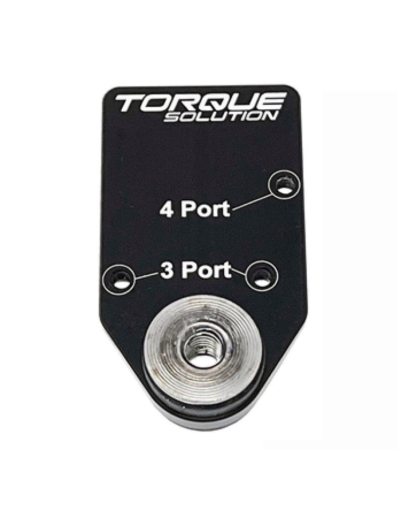 Torque Solution TS-UNI-646 FITS: Billet MAC Valve Mount Bracket For 3/4 Port MAC Solenoid Valves Brackets