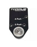 Torque Solution TS-UNI-646 FITS: Billet MAC Valve Mount Bracket For 3/4 Port MAC Solenoid Valves Brackets