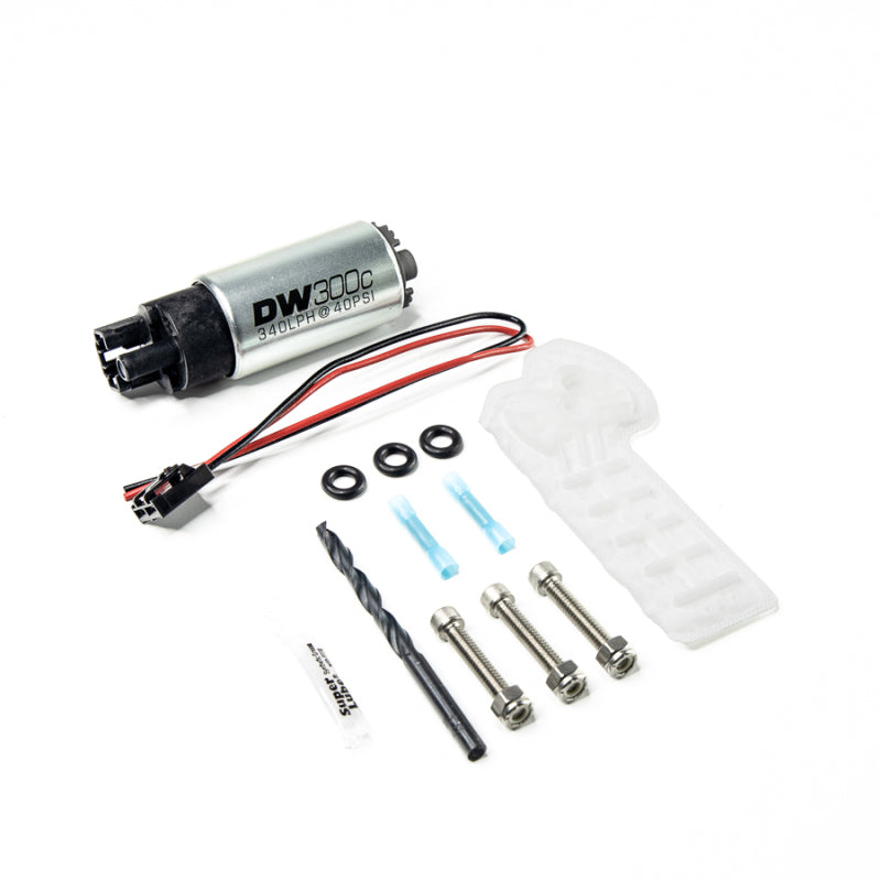 DeatschWerks 9-307-1060 FITS: 15-19 Golf R/15-18 1.8/15-18 GTI 340lph Compact Fuel Pump w/o clips w/9-1060 Instl kit Fuel Pump Fitment Kits