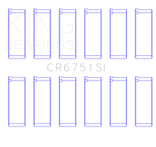 Load image into Gallery viewer, King Engine Bearings CR6751SI FITS:King 97-07 Ford 2.5L/2.9L/3.0L (Size STD) Rod Bearing Set Bearings