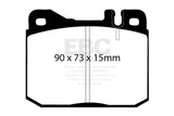 EBC DP3261C FITS: 76-79 Mercedes-Benz 230 Redstuff Front Brake Pads Brake Pads Performance