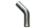 Vibrant 13097 FITS: 2.125in OD T304 SS 45 Deg Mandrel Bend (3.125in Centerline Radius) Steel Tubing