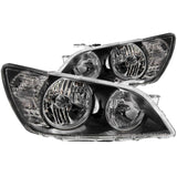 ANZO 121210 FITS: 01-05 Lexus IS300 Crystal Headlights Black Headlights