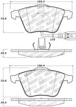 Load image into Gallery viewer, Stoptech 309.11110 FITS:StopTech Performance 08-13 Audi TT Quattro / 12 VW Golf R Front Brake Pads Brake Pads Performance