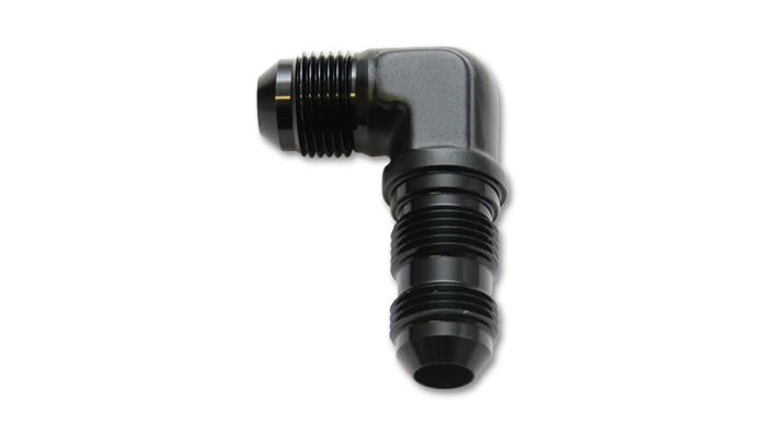 Vibrant 10611 FITS: -8AN Bulkhead Adapter 90 Degree Elbow Fitting Anodized Black Only Fittings