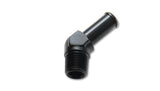 Vibrant 11220 FITS: 1/8 NPT to 1/4in Barb Straight Fitting 45 Deg Adapter Aluminum Fittings
