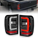 ANZO 311390 FITS: 2001-2011 Ford Ranger LED Tail Lights w/ Light Bar Black Housing Clear Lens Tail Lights