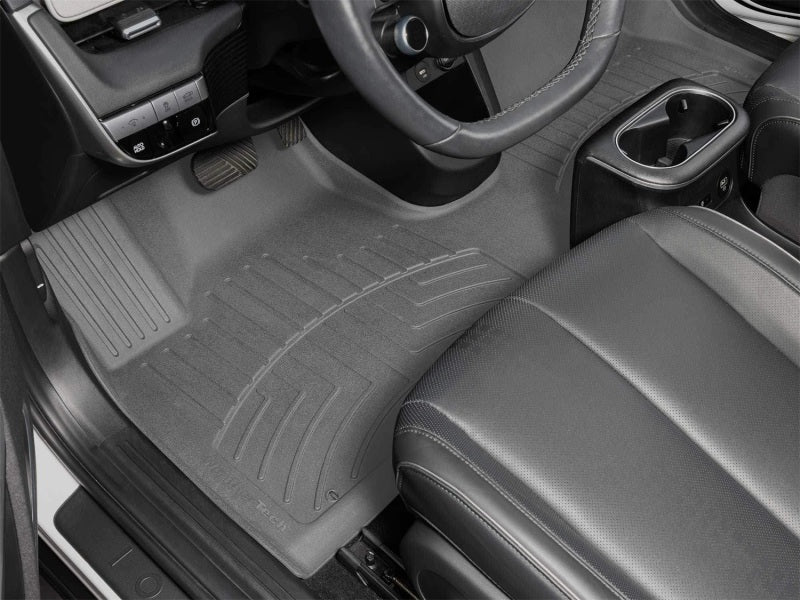 WeatherTech 22-24 Hyundai Ioniq 5 Front Over The Hump FloorLiner HP - Grey