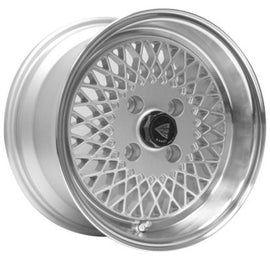 Enkei 465-580-4925SP FITS:92 Classic Line 15x8 25mm Offset 4x100 Bolt Pattern Silver Wheel Wheels Cast