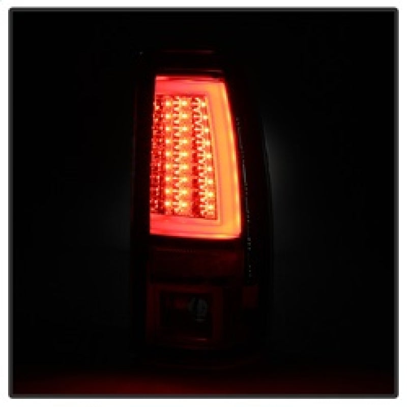 SPYDER 5081872 FITS: Chevy Silverado 1500/2500 99-02 Version 2 LED Tail Lights Red Clear ALT-YD-CS99V2-LED-RC Tail Lights