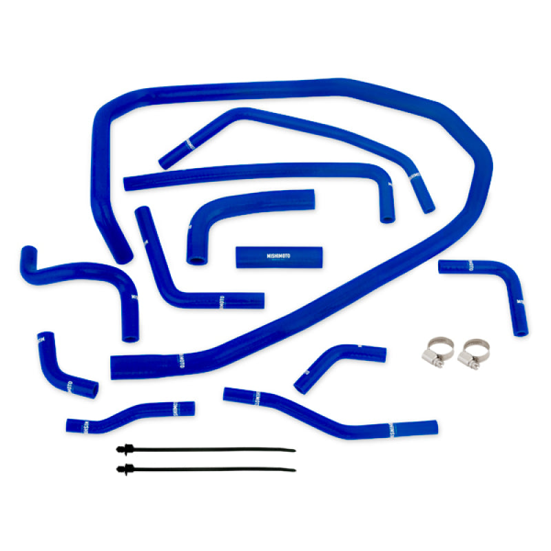 Mishimoto MMHOSE-WRX-15ANCBL FITS: Hoses FITS: 2015 Subaru WRX Blue Silicone Radiator Coolant Ancillary Hoses Kit Hoses