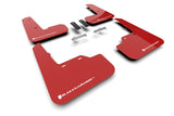 Rally Armor MF92-UR-RD/WH FITS: 22-25 Subaru WRX Red UR Mud Flap w/White Logo Mud Flaps