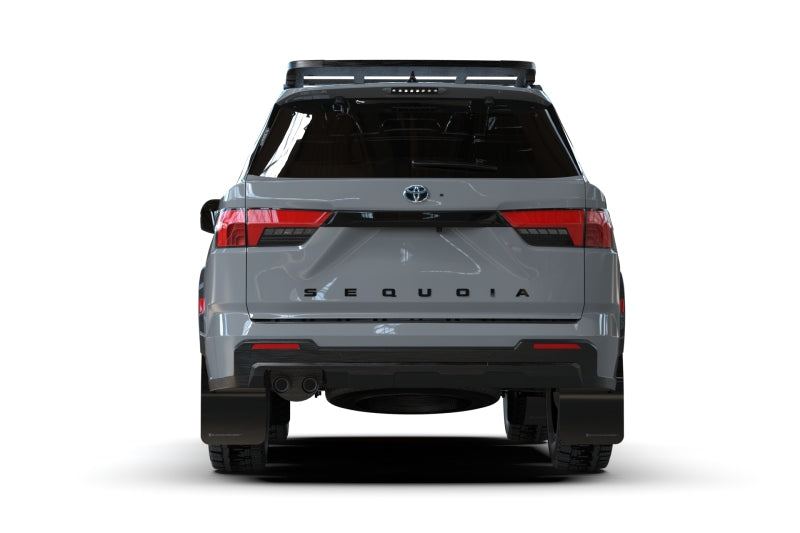 Rally Armor MF88-UR-BLK-MBK FITS: 23-25 Toyota Sequoia Black UR Mud Flap w/ Metallic Black Logo Mud Flaps