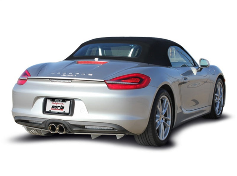 Borla 140534 FITS: 14-15 Porsche Cayman/Boxster (981) RWD 2Dr Dual Center Rear Exit Catback 4in Tip Exhaust Sys Catback