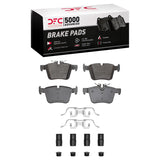 DFC 15-23 Mercedes-Benz C300 Sedan Rear 5000 Advanced Ceramic Brake Pads and Hardware Kit
