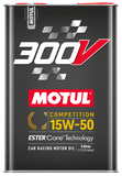 Motul 110861 FITS: 5L 300V Competition 15W50 Motor Oils