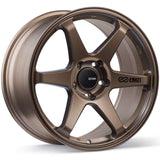 Enkei 539-880-6540ZP FITS: T6R 18x8 40mm Offset 5x114.3 Bolt Pattern 72.6 Bore Matte Bronze Wheel Wheels Cast
