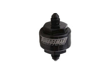 Load image into Gallery viewer, Turbosmart TS-0804-1002 FITS: Billet Turbo Oil Feed Filter w/ 44 Micron Pleated Disc AN-4 Male Inlet Black Oil Filter Other