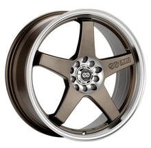 Load image into Gallery viewer, Enkei 446-875-0238ZP FITS: EV5 18x7.5 5x100/114.3 38mm Offset 72.6 Bolt Diameter Matte Bronze w/ Machined Lip Wheel Wheels Cast