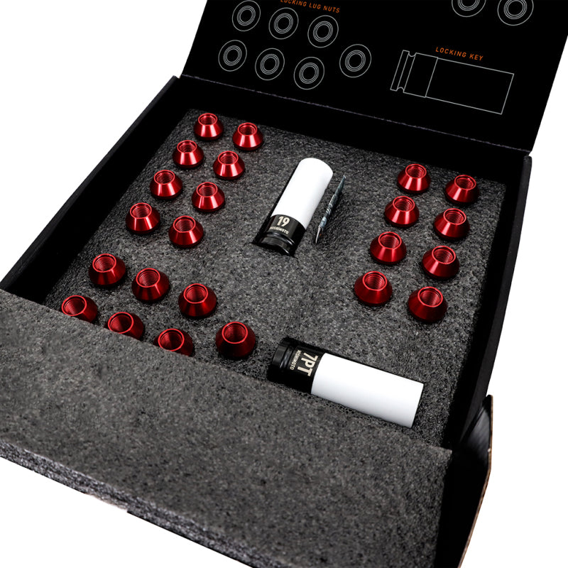 Mishimoto MMLG-1220-23LNC FITS: Aluminum Locking Lug Nuts 1/2 X 20 23pc Set Neo Chrome Lug Nuts