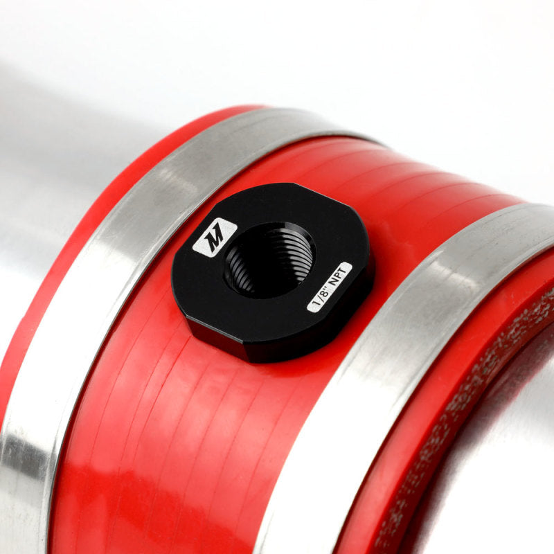 Mishimoto MMFT-NZL-18BK FITS: Fittings FITS: 1/8in NPT CNC-Machined Nozzle Mount Adapter Black Fittings