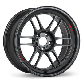 Enkei 37981165N10GM FITS: RPF1RS 18x11 5x114.3 -10mm Offset 75mm Bore Matte Gunmetal Wheel Wheels Cast