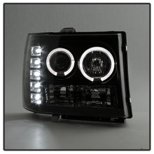 Load image into Gallery viewer, SPYDER 5010605 FITS: GMC Sierra 1500/GMC Sierra Denali 08-13 Projector LED Halo- LED Blk PRO-YD-GS07-HL-BK Headlights