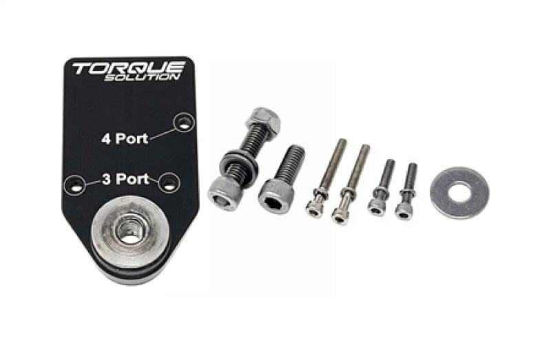 Torque Solution TS-UNI-646 FITS: Billet MAC Valve Mount Bracket For 3/4 Port MAC Solenoid Valves Brackets