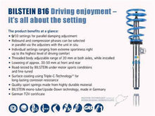 Load image into Gallery viewer, Bilstein 49-246988 FITS: B16 (DampTronic) 2015-2018 BMW M3/M4 F80/F82 Front &amp; Rear Performance Suspension System Coilovers