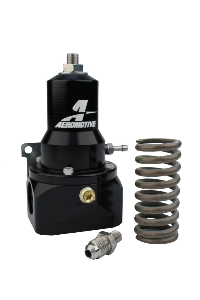 Aeromotive 13132 FITS: Regulator 30-120 PSI .500 Valve 2x AN-10 Inlets / AN-10 Bypass Fuel Pressure Regulators