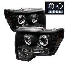 Load image into Gallery viewer, SPYDER 5010230 FITS: Ford F150 09-14 Projector Headlights Halogen Model- LED Halo LED Blk PRO-YD-FF15009-HL-BK Headlights