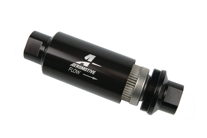 Aeromotive 12324 FITS: In-Line Filter AN-10 Black 100 Micron Fuel Filters