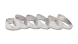 Vibrant 13630 FITS: 3.00in O.D. T304 SS Pie Cuts Set of 6 Steel Tubing