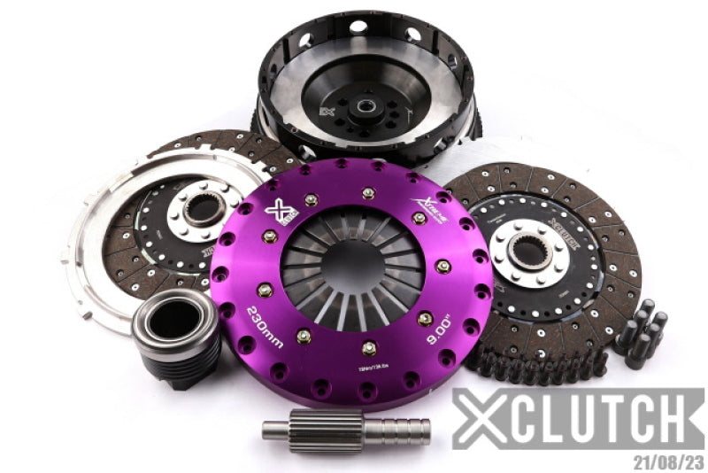 XCLUTCH XKBM23560-2G FITS:XClutch 15-18 BMW M3 Base 3.0L 9in Twin Solid Organic Clutch Kit Clutch Kits Multi