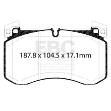 Load image into Gallery viewer, EBC DP42409R FITS: 2018+ Mercedes-Benz G63 AMG (BM463) 4.0TT Yellowstuff Front Brake Pads Brake Pads Performance