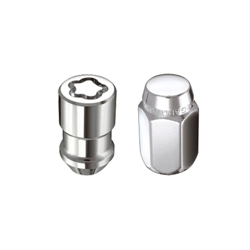 McGard 84557 FITS: 5 Lug Hex Install Kit w/Locks (Cone Seat Nut) M12X1.5 / 13/16 Hex / 1.5in. Length Chrome Lug Nuts