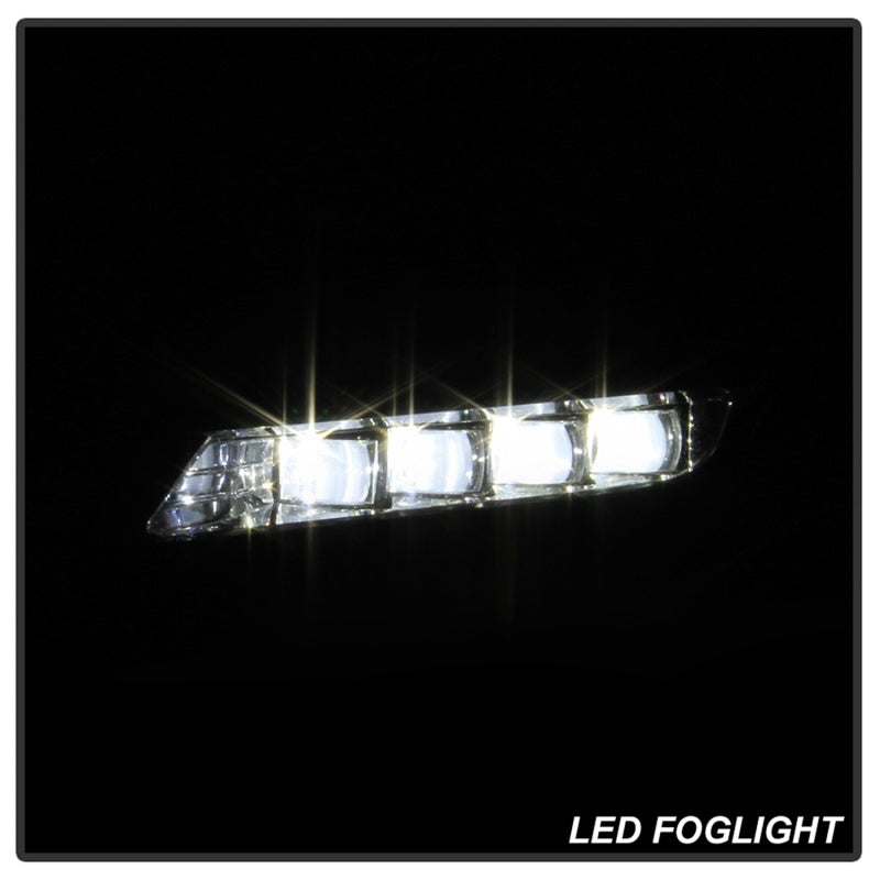 SPYDER 5086310 FITS: 18-19 Honda Accord Sedan OEM LED Fog Lights w/OEM Fit Switch Clear (FL-HA2018-4D-LED-C) Fog Lights