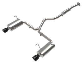 aFe 49-36804-B FITS: Subaru Forester XT 14-18 H4-2.5L (t) Takeda 2-1/2in to 2-1/4in 304 SS Cat-Back- Black Tip Catback