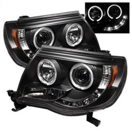 SPYDER 5011916 FITS: Toyota Tacoma 05-11 Projector Headlights LED Halo LED Black High H1 Low H1 PRO-YD-TT05-HL-BK Headlights