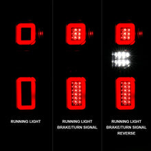 Load image into Gallery viewer, ANZO 311418 FITS: 19-21 Chevy Silverado Work Truck Full LED Taillights Blk Housing Smoke Lens G2 (w/C light Bars) Tail Lights