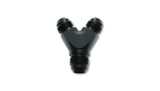 Vibrant 10815 FITS: -16AN x -16AN x 16AN Y-Adapter Fitting Aluminum Black Fittings