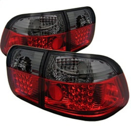 SPYDER 5005038 FITS: Honda Civic 96-98 4Dr LED Tail Lights Red Smoke ALT-YD-HC96-4D-LED-RS Tail Lights