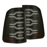 AlphaRex 640040 FITS: 19-21 Dodge Ram 1500 Luxx-Series LED Tail Lights Black w/Activ Light/Seq Signal Tail Lights